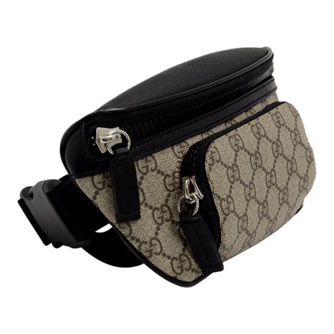 men gucci supreme belt bag|gucci supreme belt bag size.